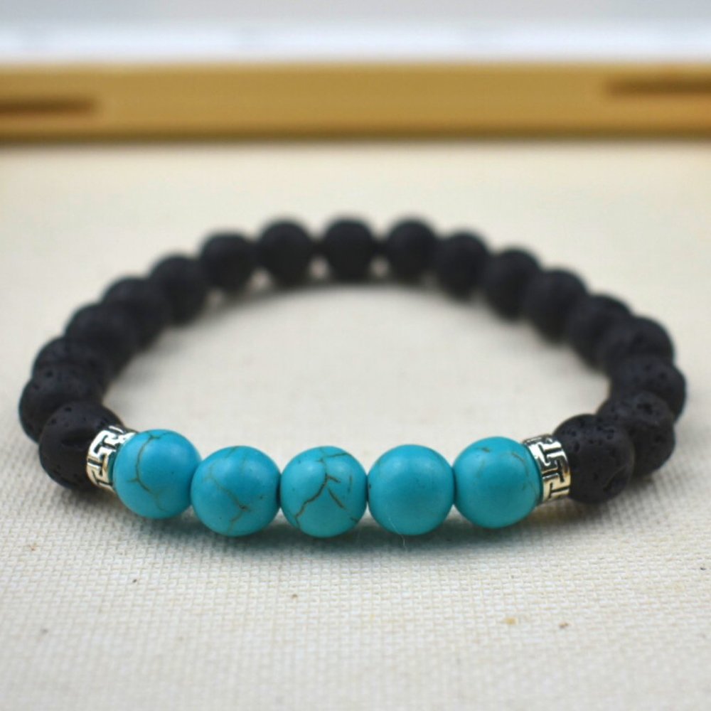3/$15 - Essential Oil Bracelet – Turquoise